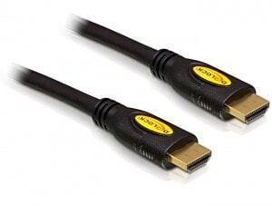 Кабель HDMI 1.4 Delock 2.0м мужской/мужской - 2 м - HDMI Type A (Стандартный) - HDMI Type A (Стандартный) - 10.2 Гбит/с - черный