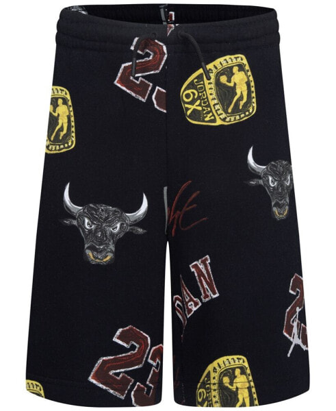 Big Boys Michael Jordan Essentials Printed Fleece Shorts