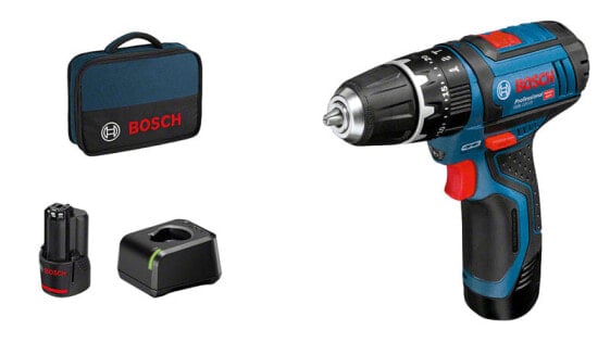 Bosch GSB 12V-15 Professional 1300 RPM Черный, Синий 0 601 9B6 90H