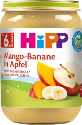 Früchte Mango-Banane in Apfel ab 6. Monat, 190 g