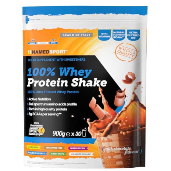 Спортивный напиток NAMED SPORT 100% Whey Protein 900г Молочный шоколад