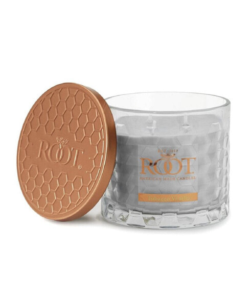 Tobacco Vanilla Fragrance Honeycomb Glass Jar Candle