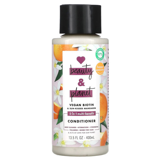 Conditioner, Vegan Keratin & Sun-Kissed Mandarin, 13.5 fl oz (400 ml)