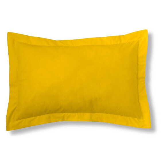 Cushion cover Alexandra House Living Mustard 55 x 55 + 5 cm