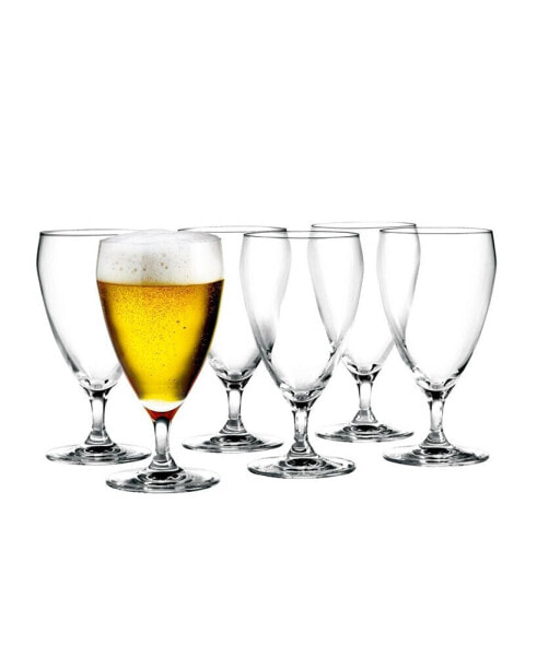 Perfection 14.9 oz Beer Glasses, Set of 6
