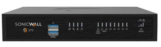 SonicWALL TZ370 - 3 Mbit/s - 1300 Mbit/s - 1000 Mbit/s - 256 GB - 12 V