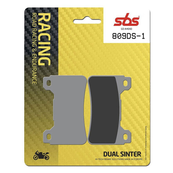 SBS Dual Road Racing Dynamic Racing Concept Hi-Tech 809DS-1 Sintered Brake Pads