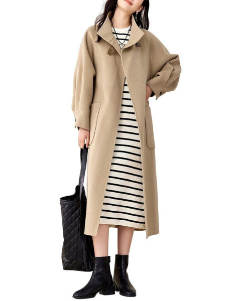 Ounixue Wool-Blend Coat Women's 6