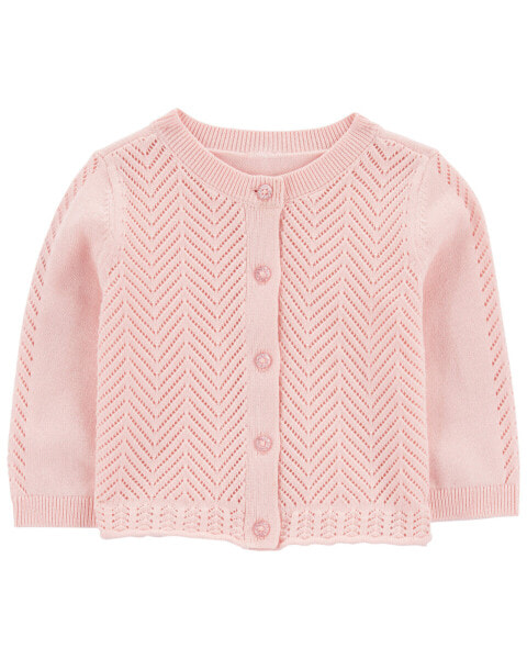 Джемпер для детей Carter's Baby Pointelle Button-Front Sweater Knit Cardigan