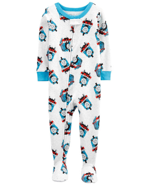 Toddler Thomas & Friends 100% Snug Fit Cotton Footie Pajamas 2T