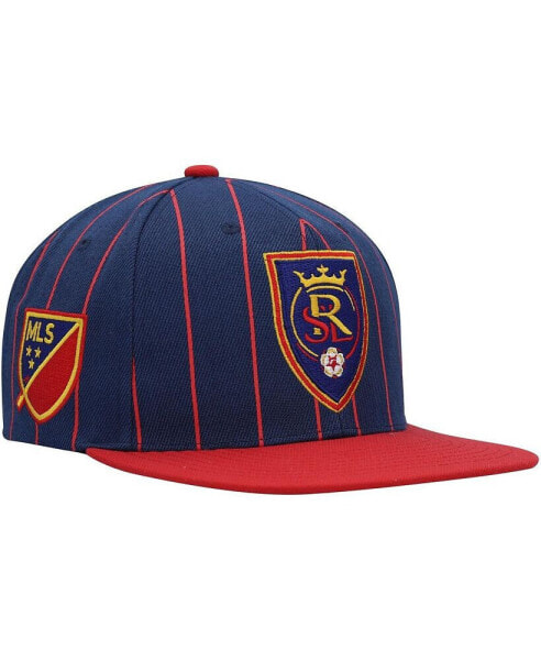 Men's Navy Real Salt Lake Team Pin Snapback Hat