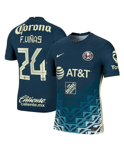 Men's Federico Vinas Navy Club America 2021/22 Away Vapor Match Authentic Player Jersey