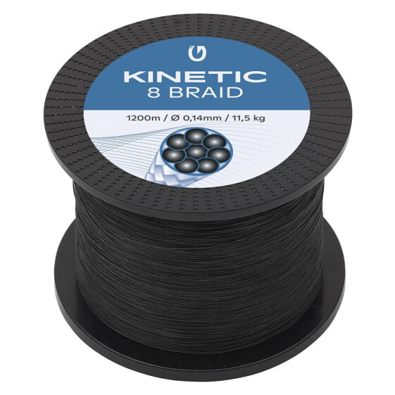 Плетеный шнур для рыбалки Kinetic KINETIC Cyber восьмикратный 1200 м