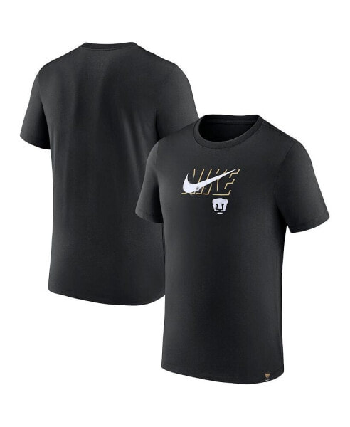 Men's Black Pumas Swoosh Club T-shirt