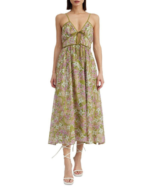 Women's Sedna Pleated Floral Maxi Dress