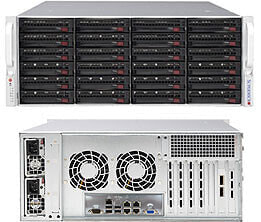 Supermicro SuperChassis 846BE1C-R1K23B - Rack - Server - Black - ATX - EATX - 4U - Fan fail - HDD - Heating - LAN - Power