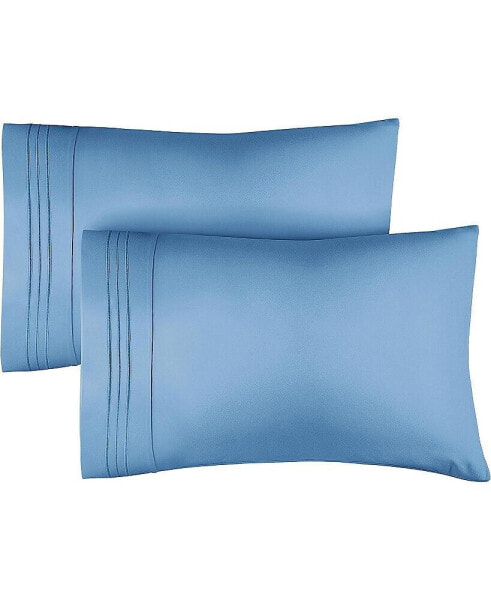 Soft Microfiber Pillowcase Set of 2 - Queen