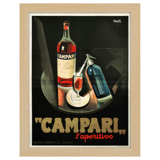 Bilderrahmen Poster Campari