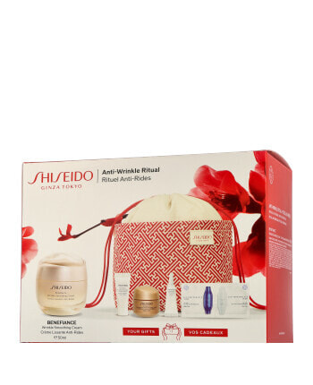 Shiseido Benefiance Set mit Wrinkle Smoothing Cream