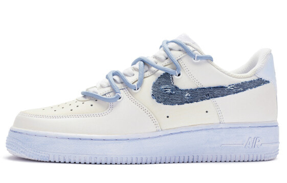 Nike Air Force 1 Skateboard Shoes Men Low Top Blue Beige White Nike 41 19241 Nike