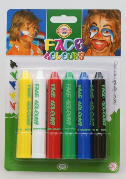 Краски Koh-I-Noor FacePaint 6 Colors