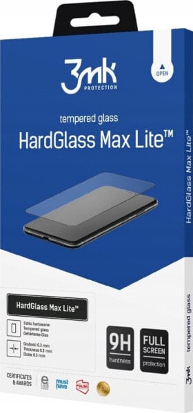 3MK 3MK HardGlass Max Lite Poco X6 Pro 5G czarny/black Fullscreen Glass Lite