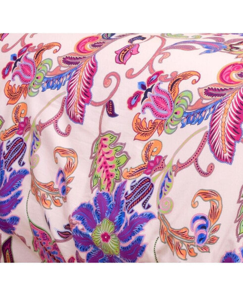Bunga Mekar- 100% Cotton King Size Duvet Cover Set