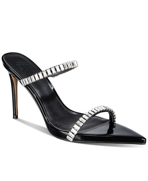 Women's Laila Rhinestone Slip-On High Heel Dress Sandals