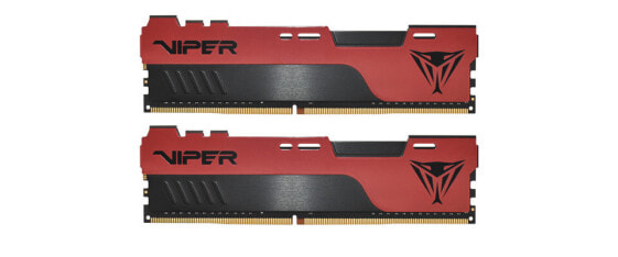 PATRIOT Memory Viper Elite PVE2432G320C8K - 32 GB - 2 x 16 GB - DDR4 - 3200 MHz - 288-pin DIMM - Black - Red