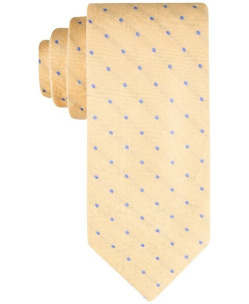 Men's Linen Dot Tie