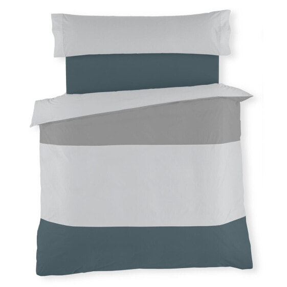 Комплект чехлов для одеяла Alexandra House Living Белый Серый 200 кровать 3 Предметы