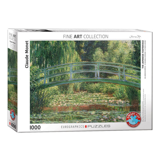 Пазл с изображением японского пешеходного моста EUROGRAPHICS Claude Monet 1000 элементов