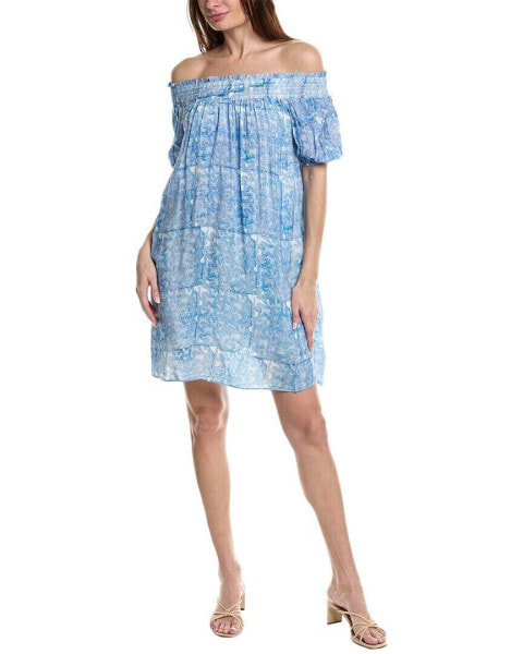 Garrie B Off-The-Shoulder Mini Dress Women's