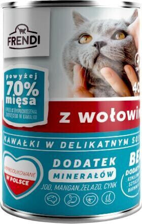 Pet Republic Frendi wołowina w delikatnym sosie dla kota 400g