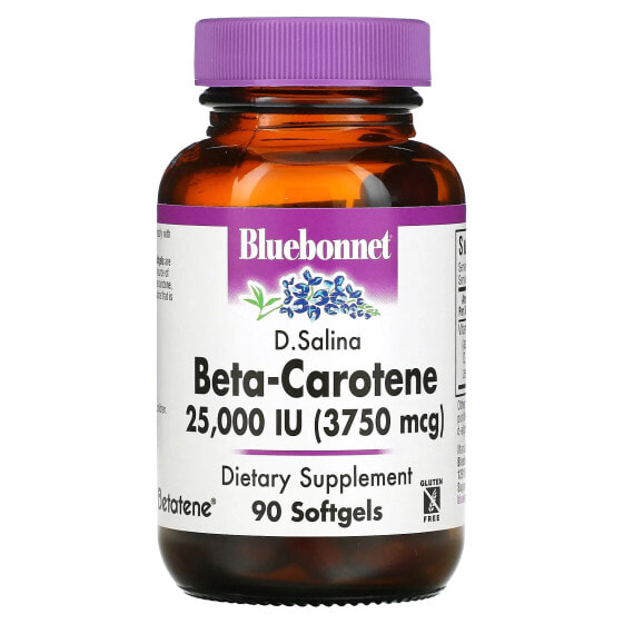 D. Salina, Beta-Carotene, 7,500 mcg (25,000 IU), 90 Softgels