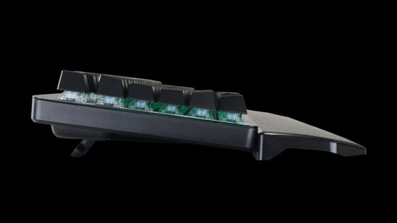 QPAD MK-40 - Full-size (100%) - USB - Membrane - QWERTZ - RGB LED - Black