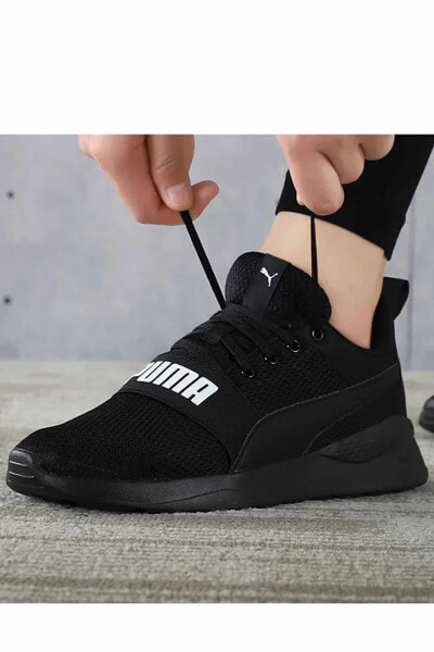 Erkek Sneakers Anzarun Bold Unisex Günlük Spor Ayakkabı 372362-01-1 Siyah