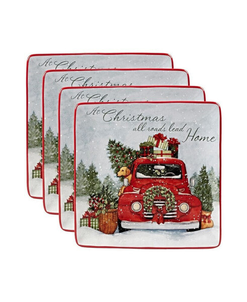 Home for Christmas 4-Pc. Dinner Plate