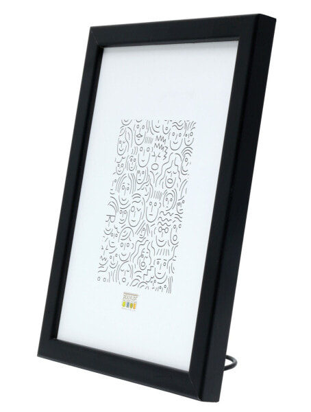 Deknudt S41JL2, Cardboard, Glass, Wood, Black, Single picture frame, Table, Wall, 29.7 x 42 cm, Rectangular