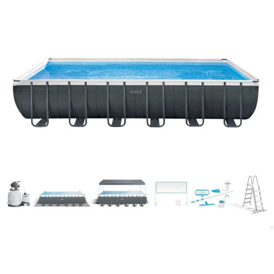 INTEX Ultra XTR 732x366x132 cm With Chlorinator Rectangular Steel Frame Above Ground Pool