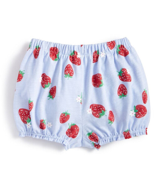 Baby Girls Strawberry Bloomer Shorts, Created for Macy's