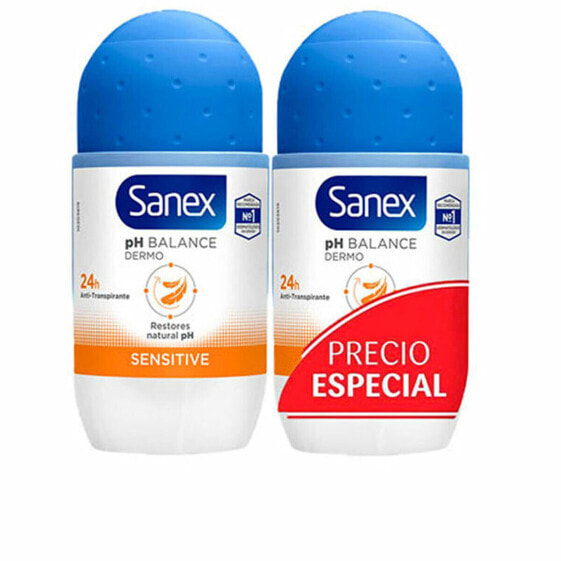 Дезодорант Sanex Sensitive шариковый 2 x 50 мл