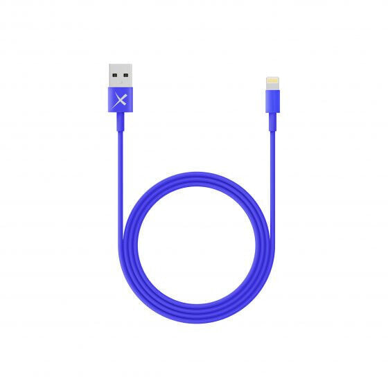 Xlayer 214092 - 1 m - Lightning - USB A - Male - Male - Blue