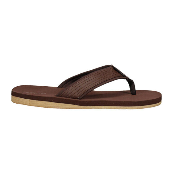 London Fog Tyrone Flip Flops Mens Brown Casual Sandals CL30379M-E