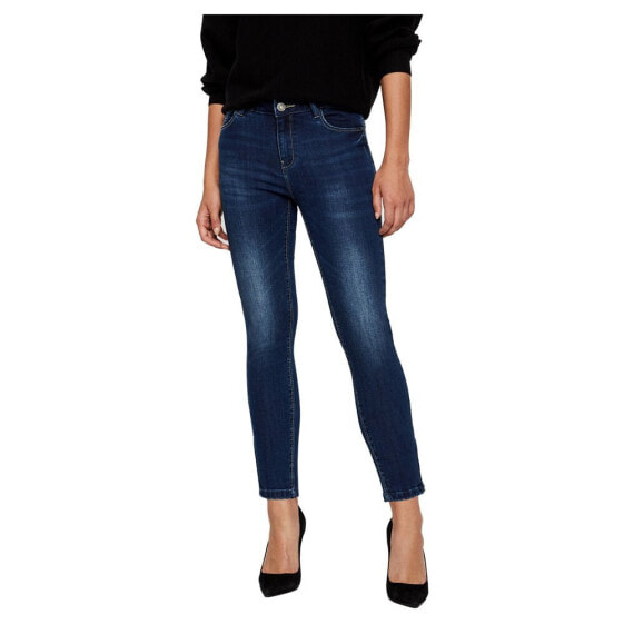 NOISY MAY Kimmy Normal Waist Ankle Zip JT060DB Jeans