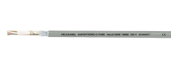 Helukabel 49639 Schleppkettenleitung S-TRONIC®-C-PVC 18 x 0.25 mm² Grau 100 m