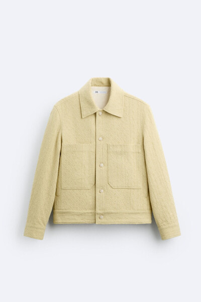 Textured overshirt