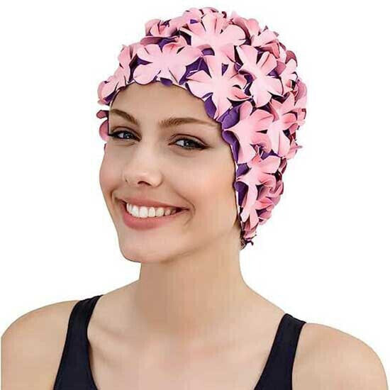 Шапочка для плавания Fashy 319144 Rubber Flower Cap