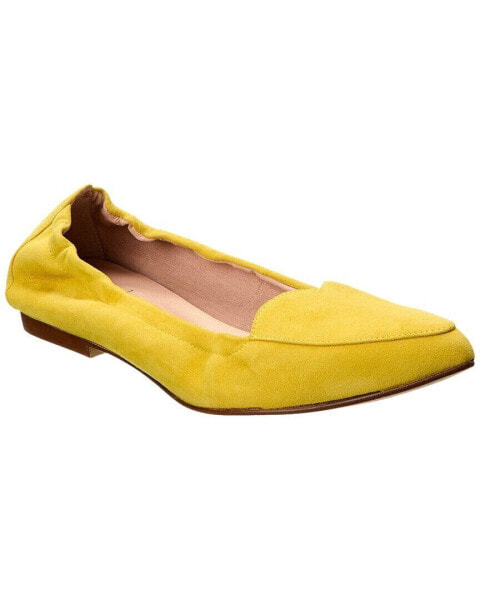 French Sole Claudia Suede Flat Women's Yellow 6