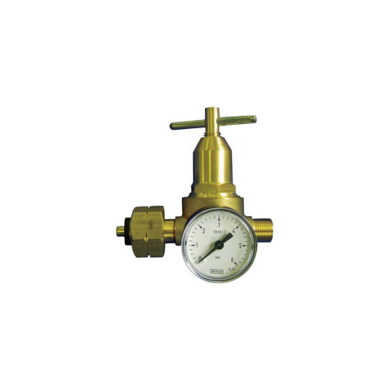 Kayser Propankleindruckregler mit Manometer 0,5 - 6 bar 18 kg/h W 21,8 x 1/14" LH